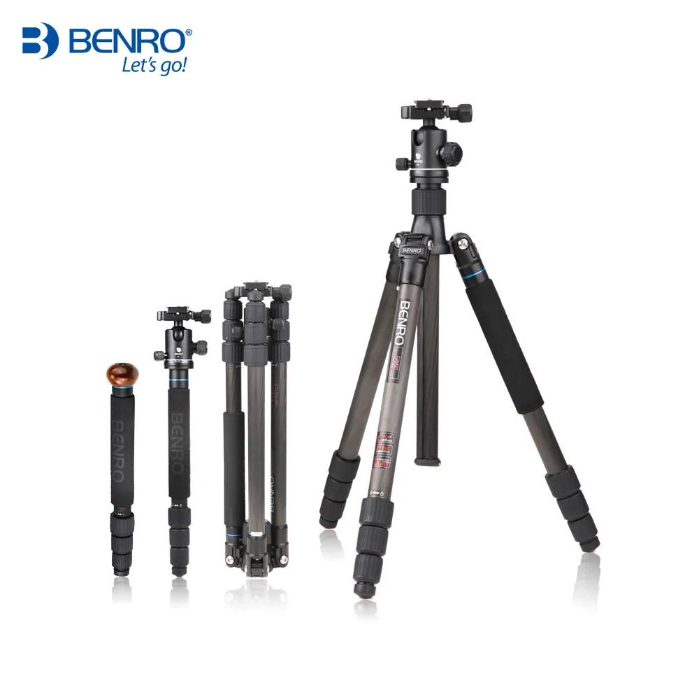 Штатив Benro C2682TB1 из углеродного волокна монопод для камеры подставки цифровой зеркальной с шариковой