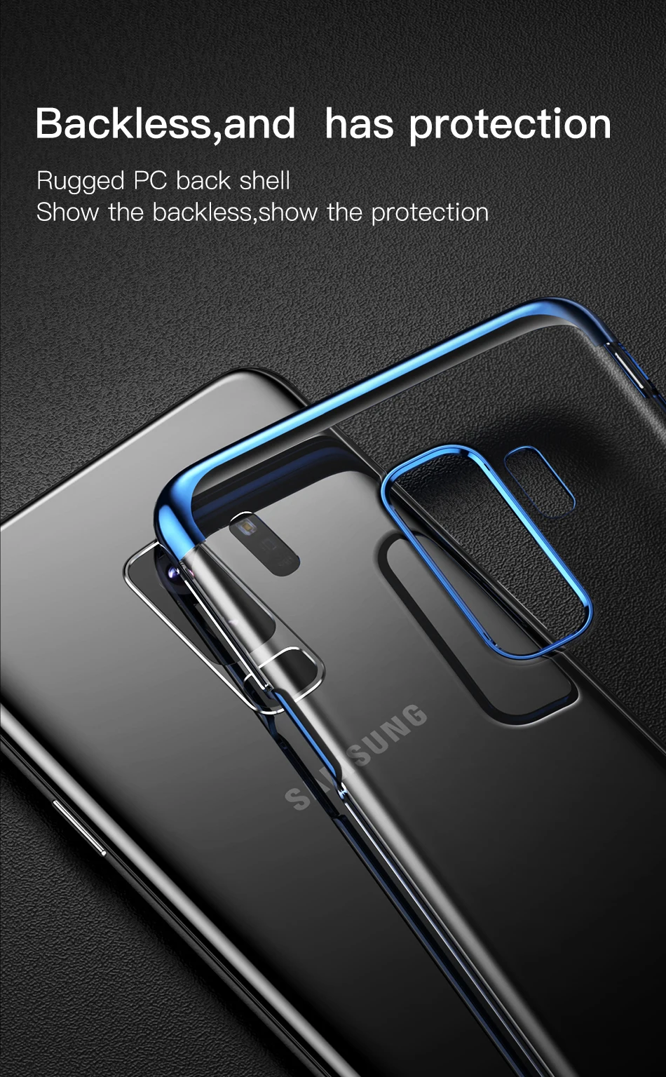 Baseus Luxury Plating Phone Case For Samsung Galaxy S9 Plus Coque Ultra Thin Soft Silicone Back Cover For Galaxy s9 Fundas