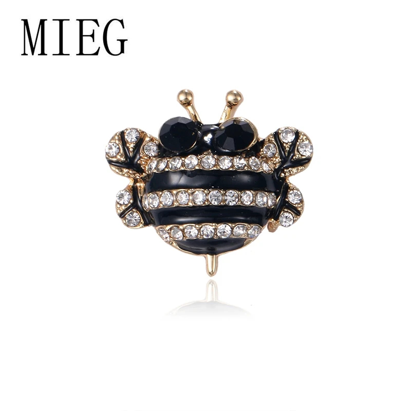 Бренд MIEG Fat Bee Эмаль Булавка насекомое ювелирные броши для мужчин и женщин|Броши| |
