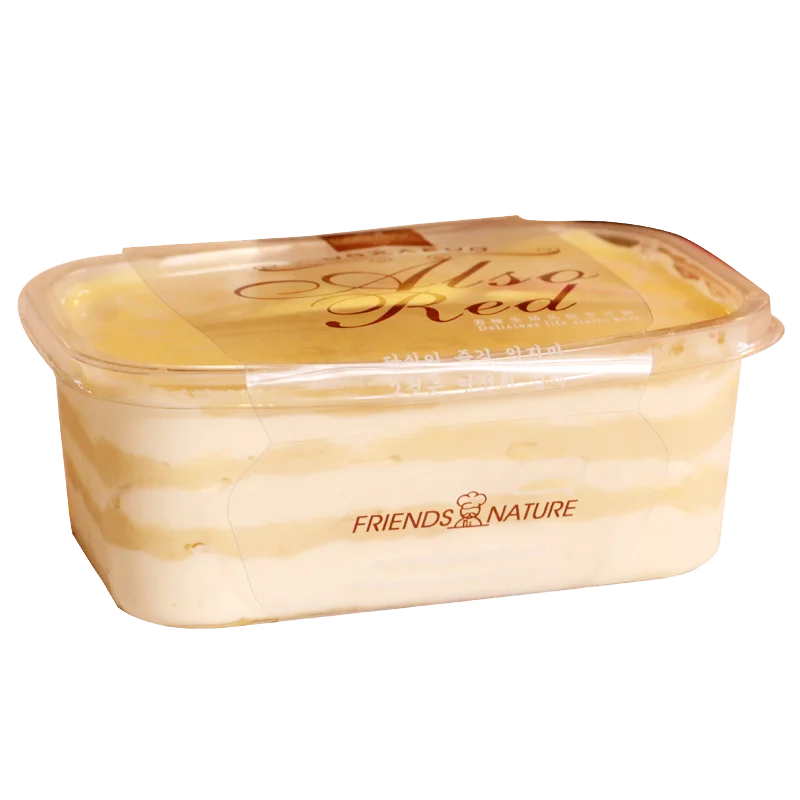 

100pcs Net red melaleuca cake box plastic packaging food preservation box disposable lunch box mousse chiffon pudding snack box