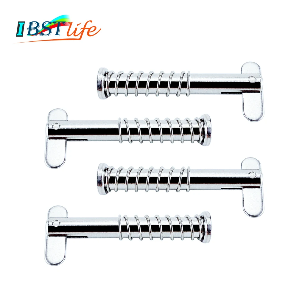 

4PCS 316 Stainless Steel Quick Release Pin Dowel Pin Flat Head Cylindrical Pin Positioning Pins Retainer Farm Lawn Garden Marine