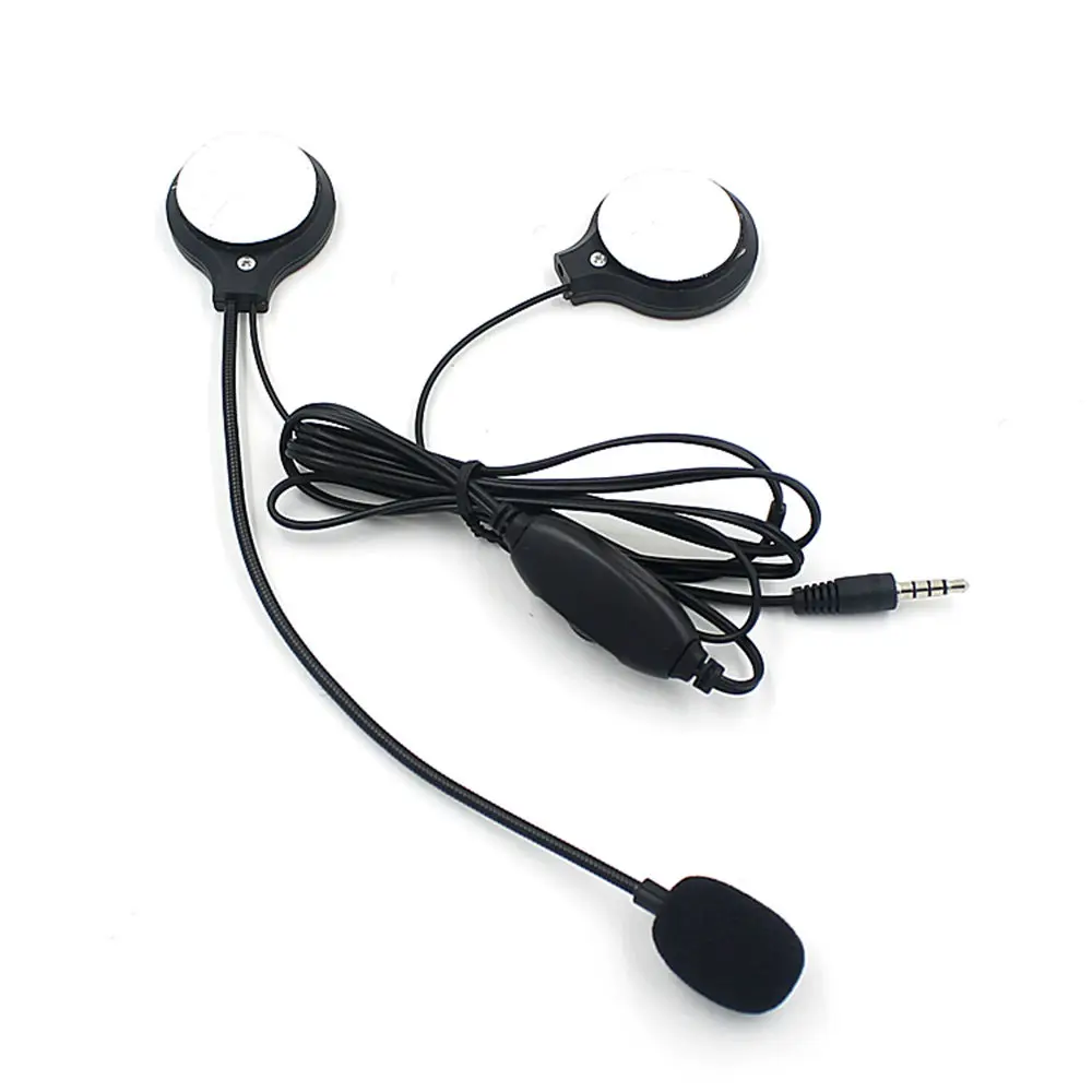 

Moto Helmet Headset Modified Motorcycle Helmet Intercom Headphones Accessories 3.5mm Plug Diameter