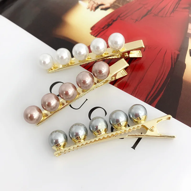 2019 новая онлайн модная большая жемчужина заколки для волос женщин девушек
