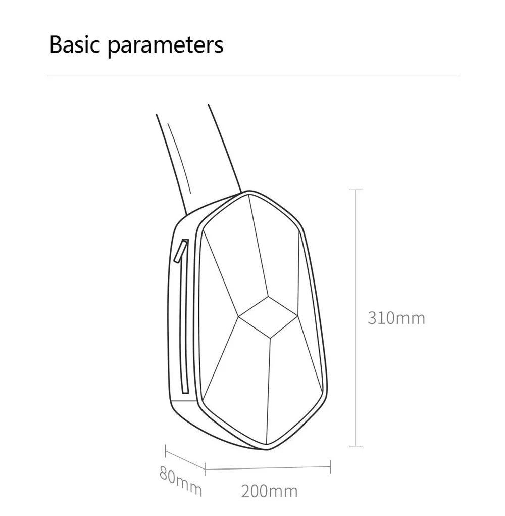 Xiaomi BEABORN Polyhedron PU нагрудные сумки водонепроницаемый рюкзак для спорта и отдыха нагрудные сумки для мужчин и женщин путешествия Кемпинг