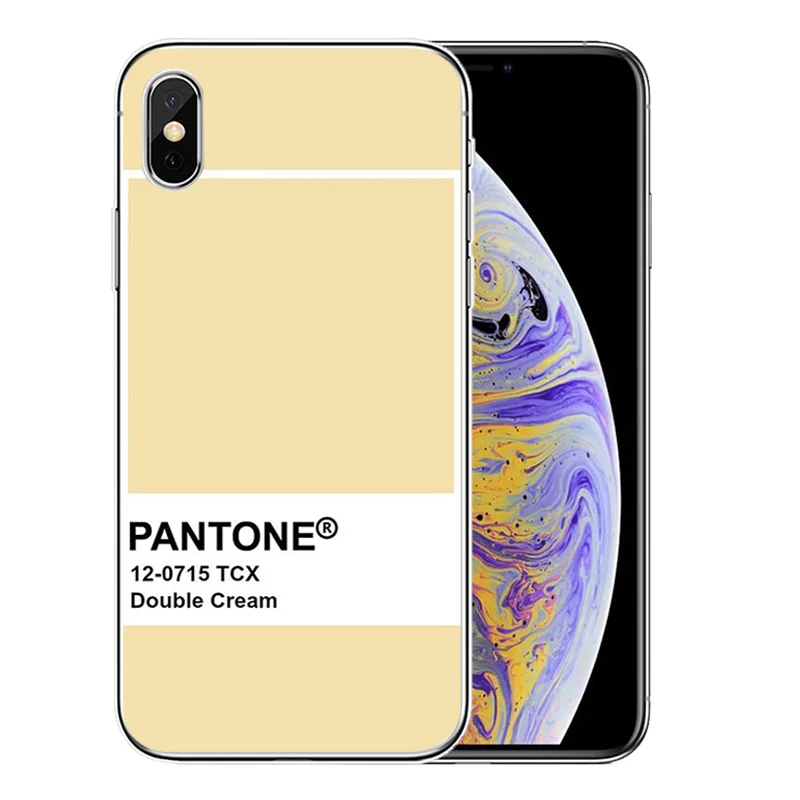 Силиконовый чехол Pantone для iphone 11Pro Max 11 XR XS X 8 7 6 6S Plus 5 5S SE 2020 | Мобильные телефоны и