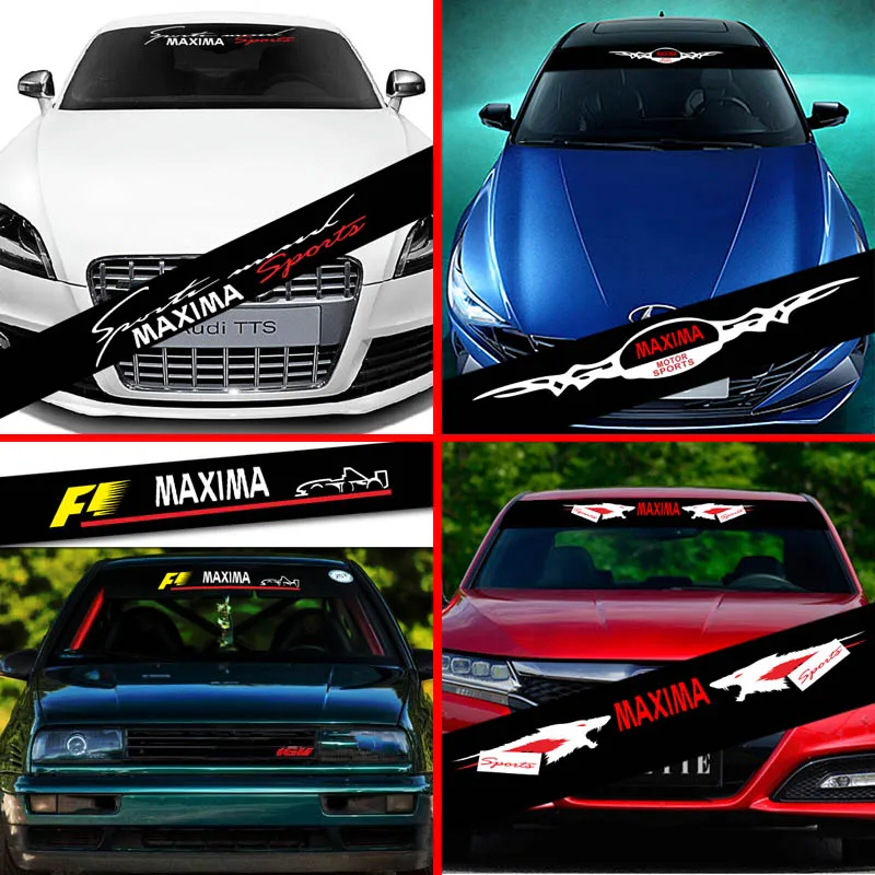 

Car Sticker For Nissan Maxima Front Windshield Prevent Sunlight Reflection Stickers Decoration Decals Styling Parts Accessories