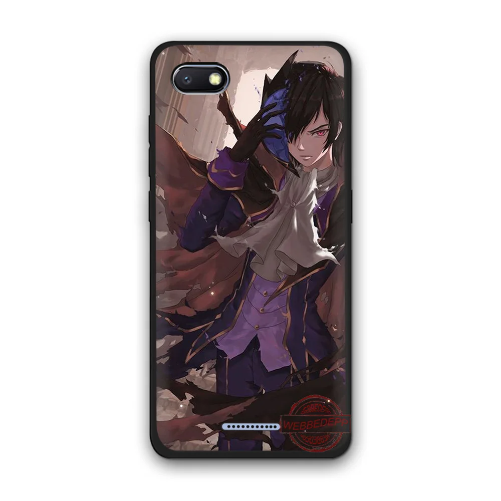 WEBBEDEPP Code Geass модные чехлы для мобильного телефона из мягкого силикона чехол Redmi Note