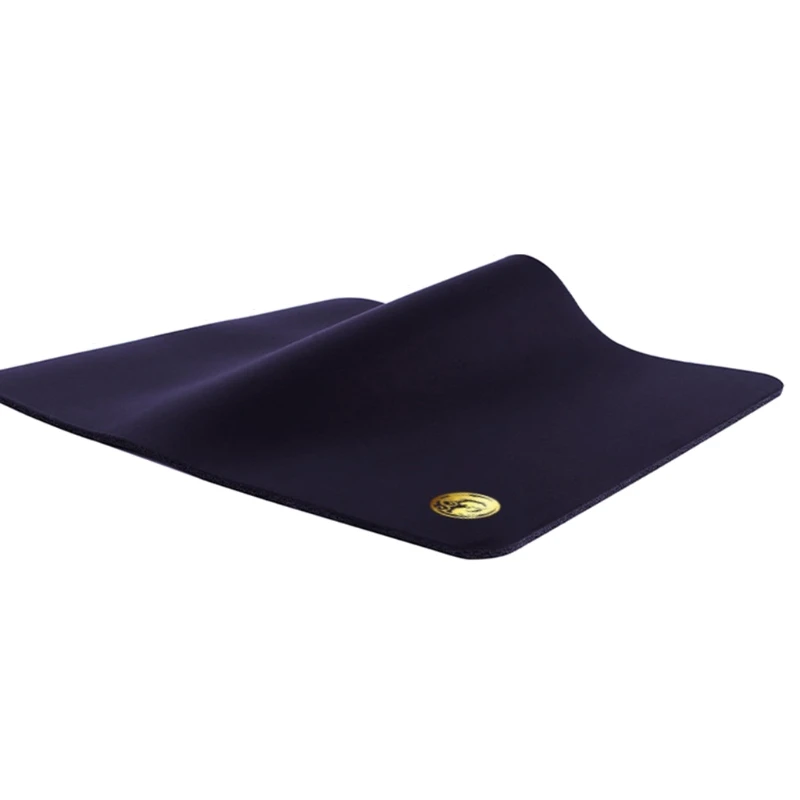 

Mouse Pad Computer Office Game Black Non-Slip Table Mat w/ Micro Coated Surface