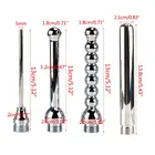 1 комплект, алюминиевая Анальная клизма, Душ, биде, Анальный туалет, анус, чистящая пробка, набор