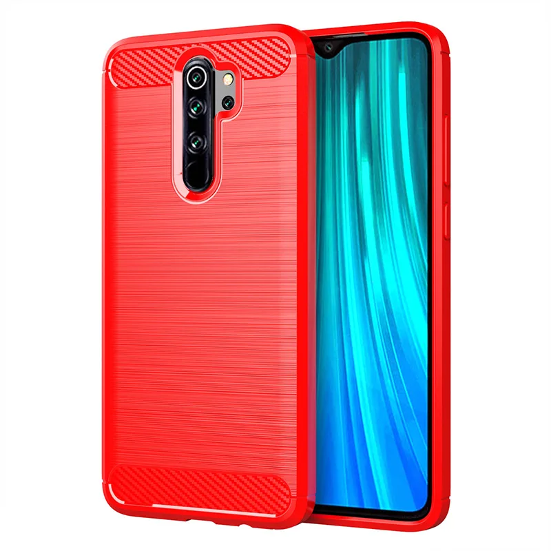 Для Xiaomi Redmi Note 8 Pro Чехол из мягкого углеродного волокна противоударный бампер полная Защита силиконовый чехол Redmi Note 8 Pro