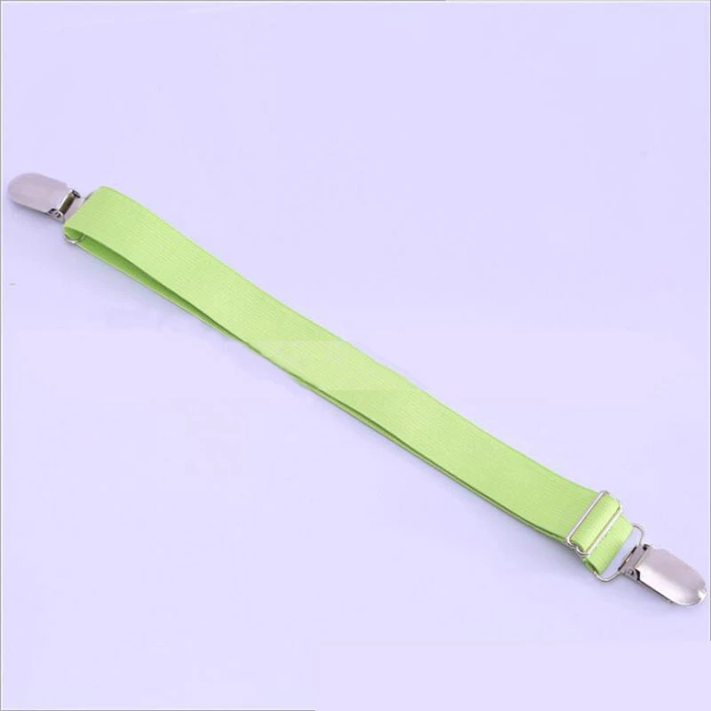 Green 2 buckle 4 угла длинный Регулируемый эластичный держатель простыни зажимы для матраца крышка с креплениями одеяла Захваты фиксация нескользящий ремень - Цвет: Green 2 buckle