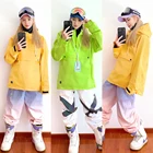 -10  женский ветрозащитный костюм, свитер для сноуборда, куртка, открытый водонепроницаемый джемпер для скейтборда, одежда с капюшоном, мужская одежда