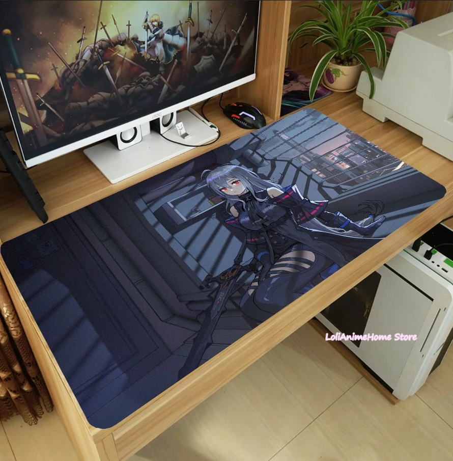 Большой коврик для мыши аниме игр arknight Skadi утолщенный игровой ноутбука и ПК