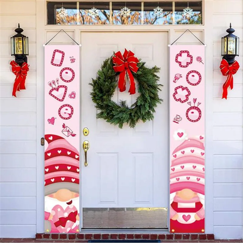 Украшение для вечерние 180*110 см баннер на День святого Валентина флаг вечеринки