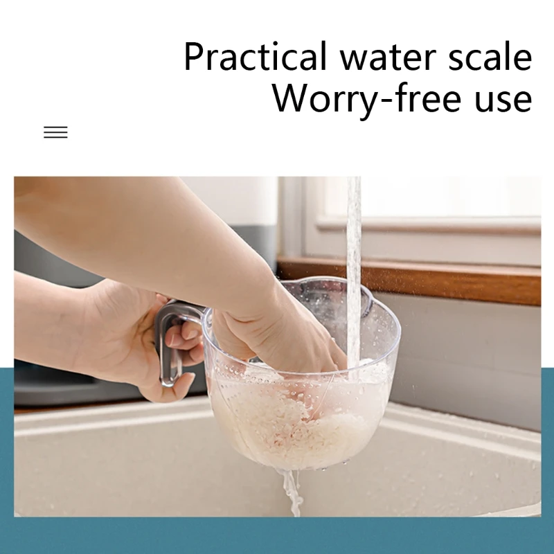 

12KG Sealed Rice Bucket Dispenser Box Transparent Visible Moisture Proof Grain Powder Box Food Grain Container