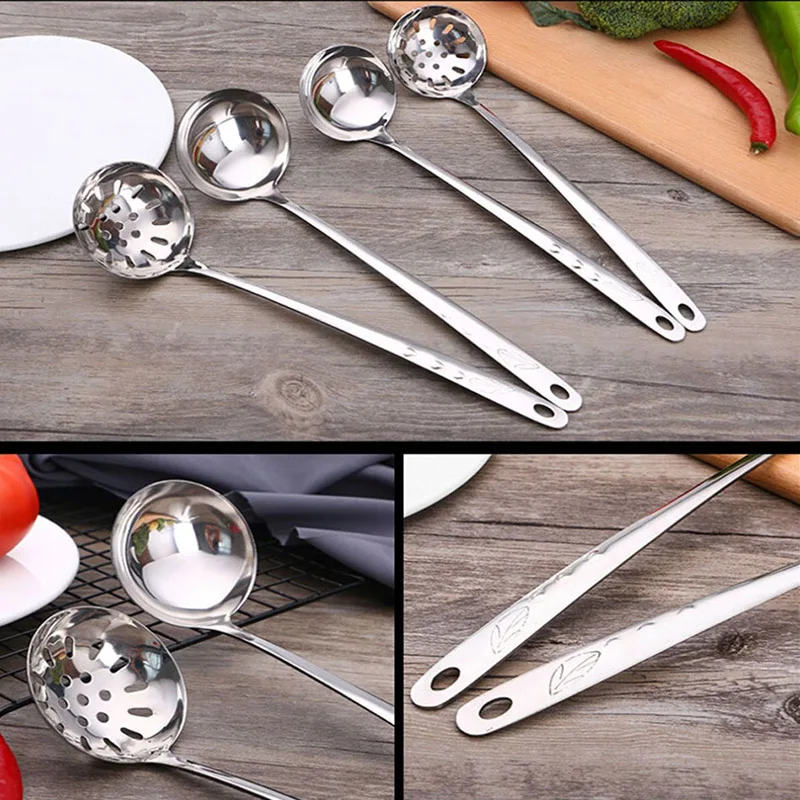 Дуршлаг Из Нержавеющей Стали ложка для супа с фильтром в виде ракушки десертное