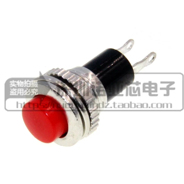 10 шт./лот DS 314 кнопка 2 фута без блокировки нет самоблокирующийся переключатель