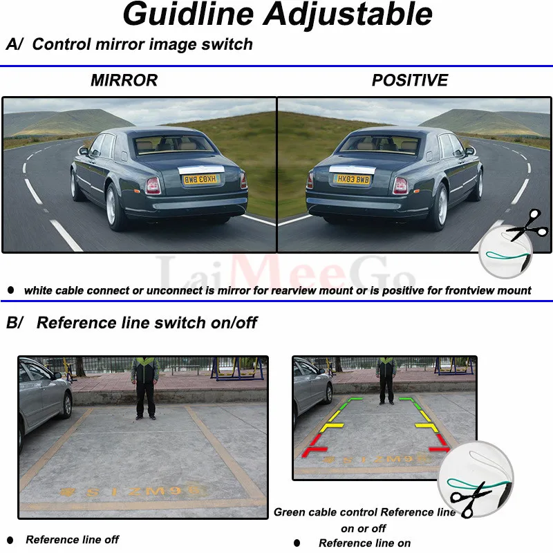 Автомобильная камера заднего вида CCD передняя широкий угол обзора 170 градусов