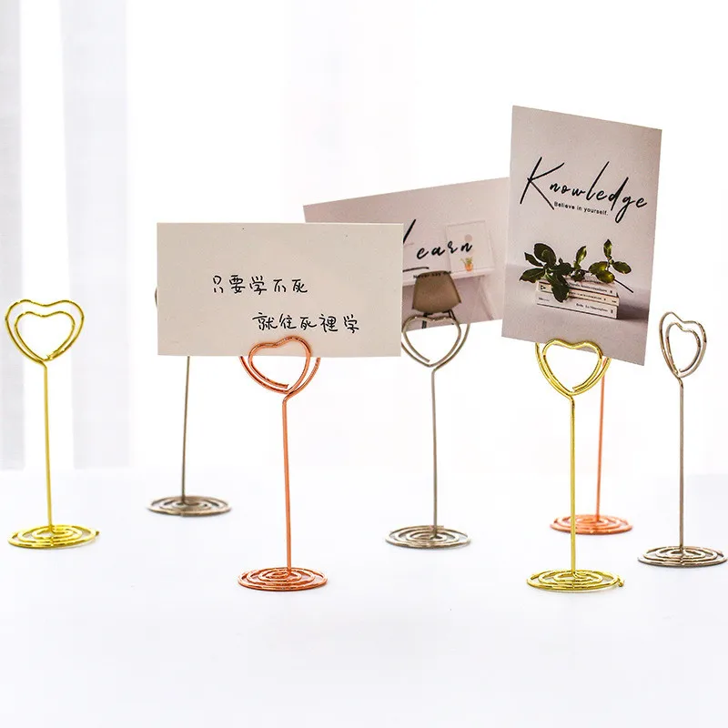 10 шт. Свадебный приём держатель карточки с именем гостя Сердце Эффект