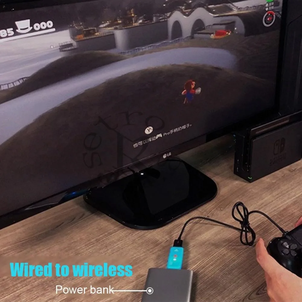 Coov N100 Plus для PS4/XboxOne Беспроводной Контроллер конвертер адаптер к ПК Zend переключатель NS беспроводной геймпад конвертер для джойстика