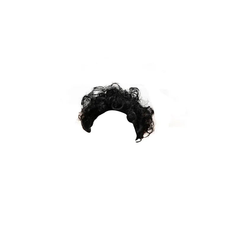 hair Костюм для домашних животных Регулируемый черный парик Кепка для маленьких средних больших собак товары для маскарадной вечеринки парик для домашних животных аксессуары для собак - Цвет: hair