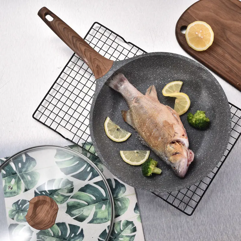 

Frying Pan Non-stick Pan Wok Western Steak Frying Pan Induction Cooker Gas Stove Universal Cast Iron Pan Frying Pan Cooking Pot