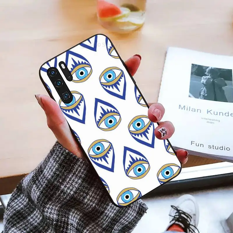 

Evil eye Phone Case For Huawei honor Mate mate P 10 9X 10i 20 30 40 y7 pro p smart 2019 lite