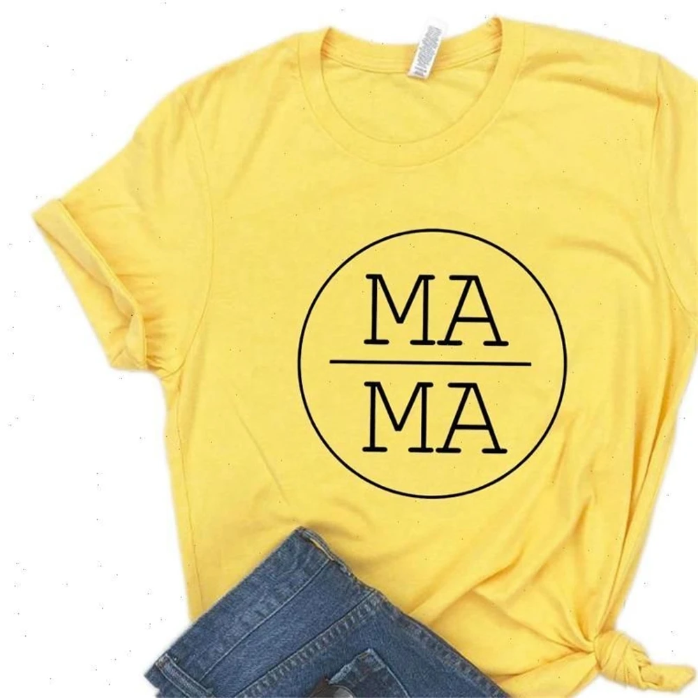 

mama circle Print Women tshirt Casual Funny t shirt Gift Lady Yong Girl Top Tee