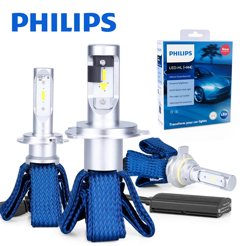 Автомобильная светодиодная лампа Philips h7 Ultinon Essential led h4 12 В 9005 HB3 HB4 H8 H11 H16 9006 9012