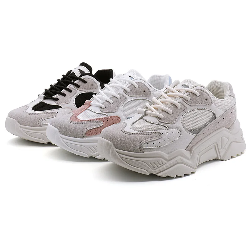 New Woman Outdoor Fashion Sneaker High Quality Flat Platform Shoes Sneakers Women Running J4-47 | Спорт и развлечения