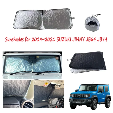 Портативный солнцезащитный козырек для SUZUKI Jimny JB64 JB74 2019 ~ 2021, универсальные автомобильные принадлежности, солнцезащитный козырек, устойчивые к излучению