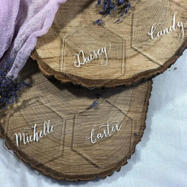 Акриловые имена свадебных мест | Дом и сад