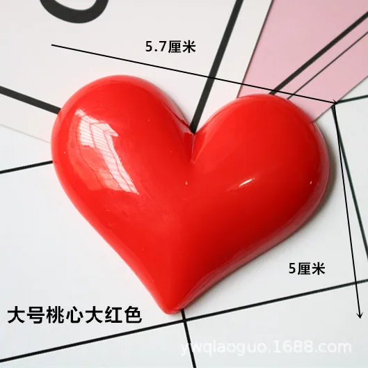 8 шт./компл. наклейка на чехол для мобильного телефона в виде сердца из материала