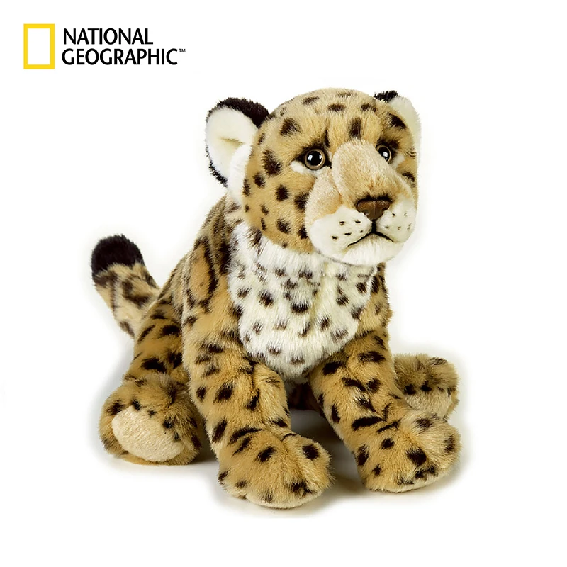 National Geographic 10 5 &quotJaguar kawaii мягкие плюшевые животные игрушки для мальчиков и девочек