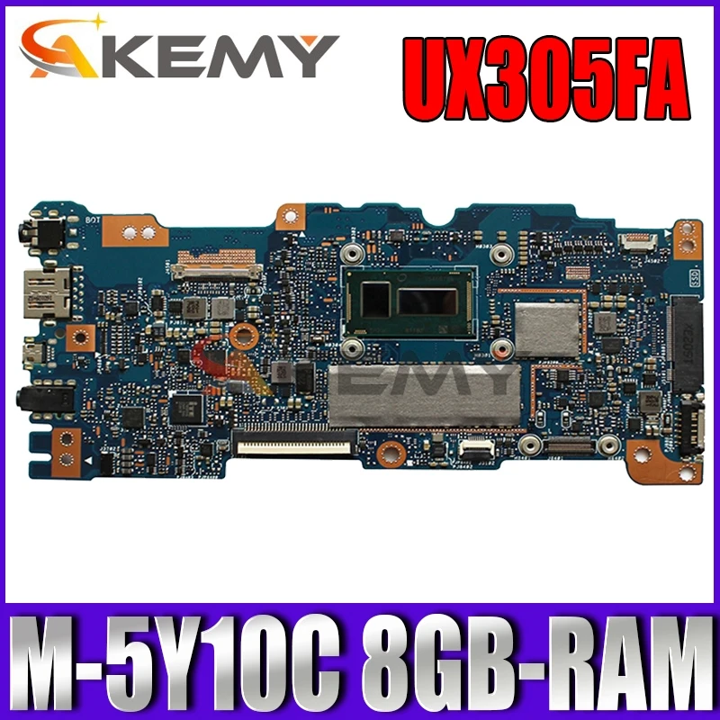

Akemy UX305FA Laptop motherboard for ASUS ZenBook UX305FA original mainboard 8GB-RAM M-5Y10C CPU