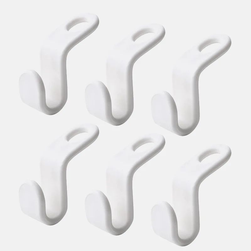 

6/12Pcs Clothes Cascading Hanger Hook Folding Storage Clothes Rack Wardrobe Closet Closet Hanging Hanger Space Saving Hooks