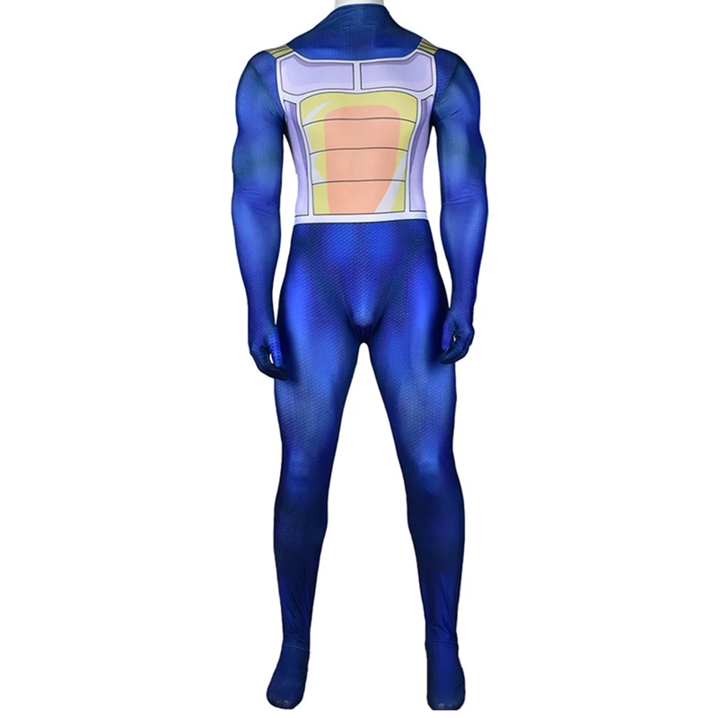 Аниме Драконий жемчуг Z Super Jiren Vegeta карнавальный костюм Zentai боди унисекс