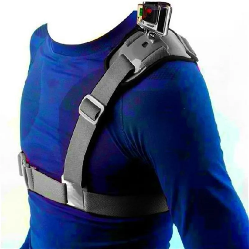 For Gopro Accessories Adjustable Universal Simple Single Shoulder Straps Grip Mount Chest Harness Belt Travel For GoPro SJCAM