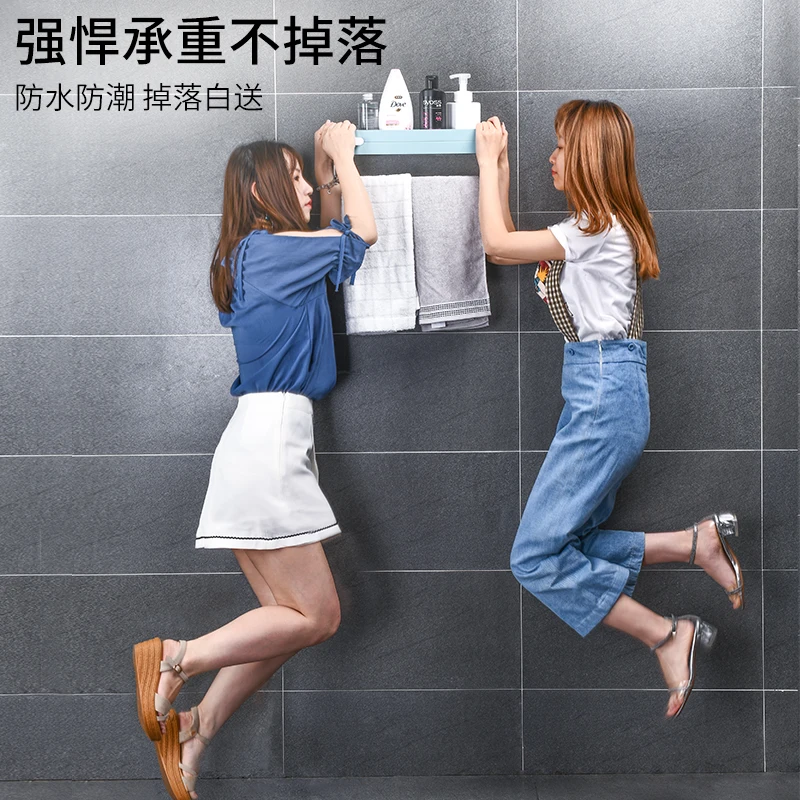 Настенная полка для ванной комнаты органайзер шампуня и душа полки держатель с