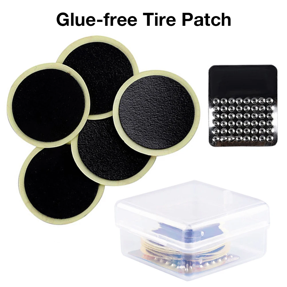 

Портативный пластырь для ремонта велосипедных шин, плоский инструмент без клея, популярные товары для велоспорта