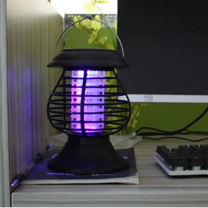 Открытый Солнечный москитный убийца лампа водонепроницаемый сад насекомых