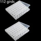 Пластиковая коробка для хранения 2856224 отделений, наборы для алмазной живописи, стразы для ногтевого дизайна, коробка для хранения бусин, чехол, органайзер, держатель, распродажа