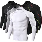 Rashguard Mma, быстросохнущая дышащая эластичная футболка с длинным рукавом для Муай Тай, футболка для смешанных боевых искусств, тренировочный топ для бокса