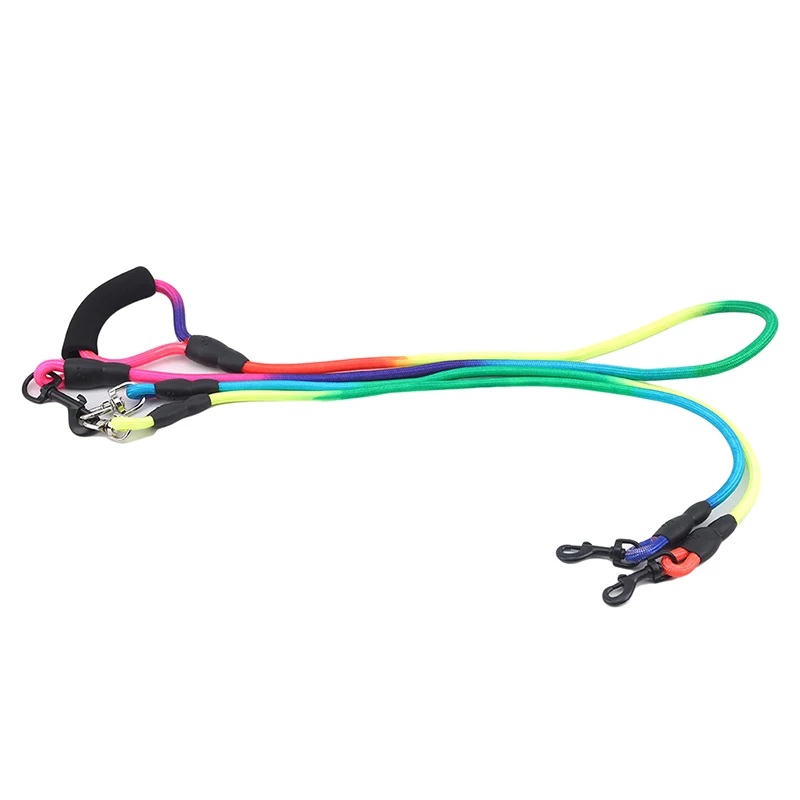 Нейлоновые двойные поводки съемные для домашних животных скалолазание пенная