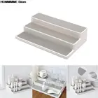 Лестница приправа стойка 3 слоя специй стойка для банок кухонные полки для хранения ящик для столовых приборов коробка ложка нож вилка разделительная коробка для хранения