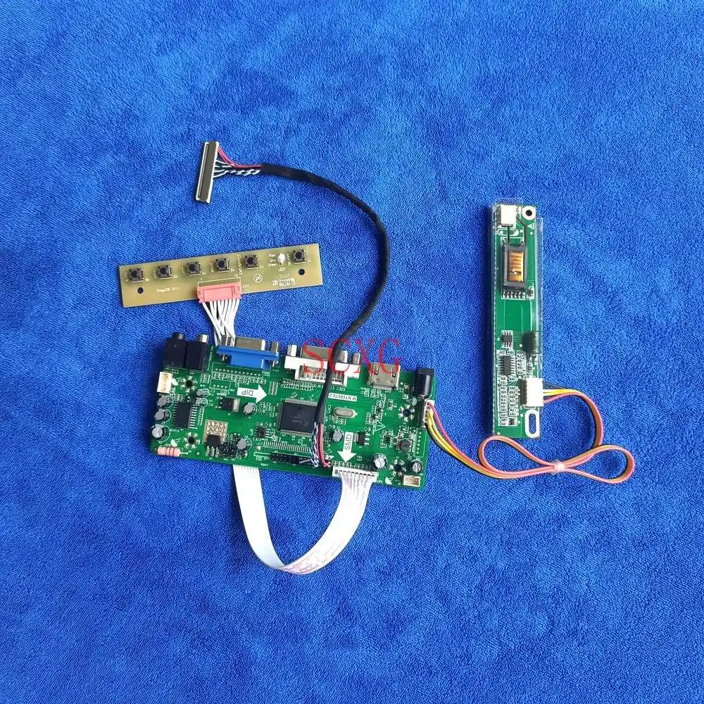 

Kit 30 Pin LVDS 1280*800 HDMI-compatible VGA DVI 1CCFL Controller Card For BT154HG01/HT154WX1/M154NWW1/TX39D30VC1GAA LCD Monitor
