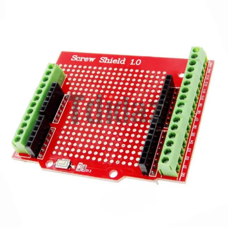 Винтовой щит Proto для Arduino кнопка сброса с открытым исходным кодом светодиод D13