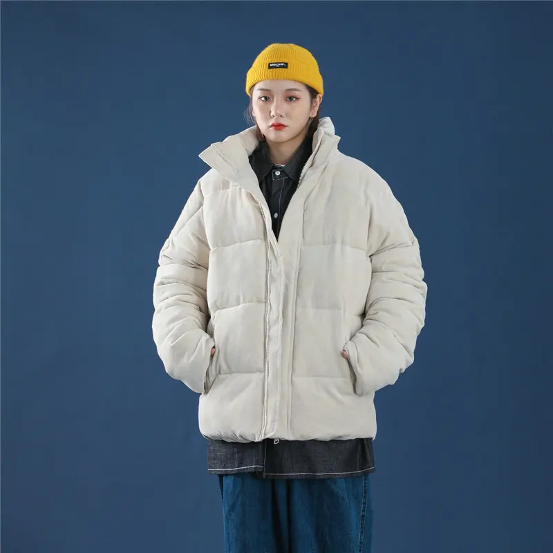 

Повседневная Женская парка с карманами, однотонная куртка с длинным рукавом и хлопковой подкладкой, женские зимние толстые теплые пальто, о...