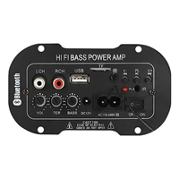 220v car bluetooth hi fi bass power amp car radios player mini car amplifier radio digital amplifier usb tf remote control