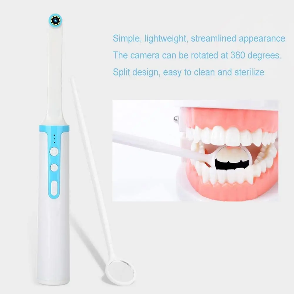 Беспроводная Стоматологическая Интраоральная мини-камера 2 Мп Wi-Fi 1080P HD эндоскоп